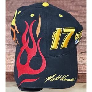 DeWALT Racing NASCAR Cap MATT KENSETH No. 17 Flames Embroidered Men's